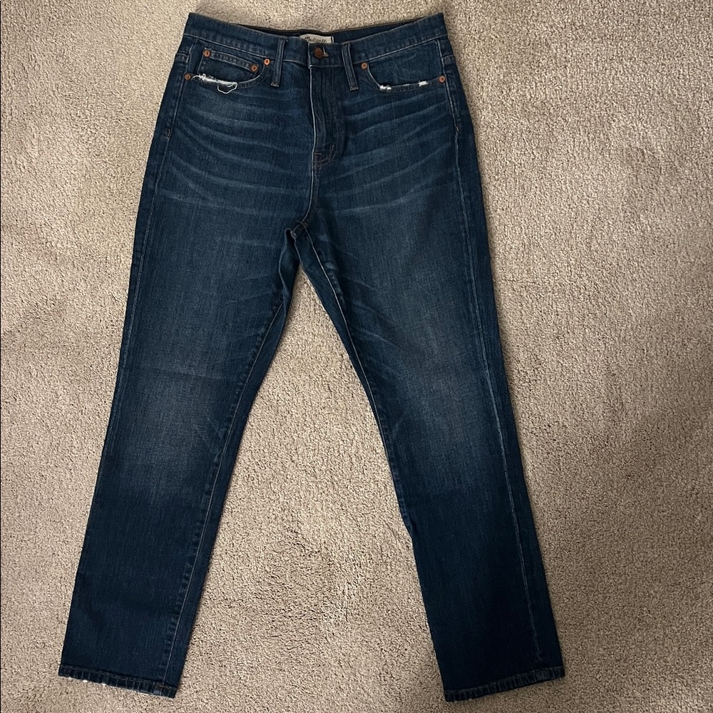 Madewell Women’s High Rise Slim Boy Jeans (Size 30)